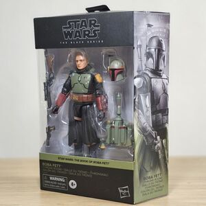 Star Wars Black Series Boba Fett Throne Room Action Figure 6" Jetpack Blasters